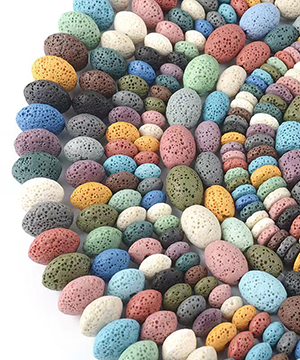 Lava beads
